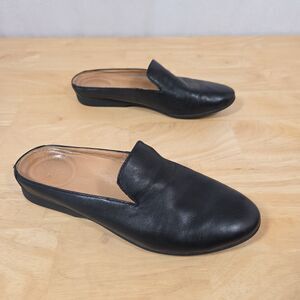 Dansko Black Lexie Mules Women’s Sz 9 EU 39 Casual Shoes Leather Slip-On